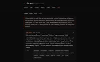Screenshot of tisram.ai