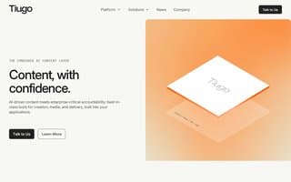 Screenshot of tiugo.ai