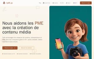 Screenshot of toffi.ai