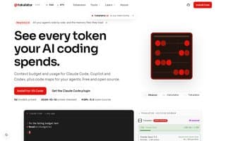 Screenshot of tokalator.ai