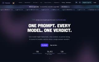 Screenshot of tokonomix.ai