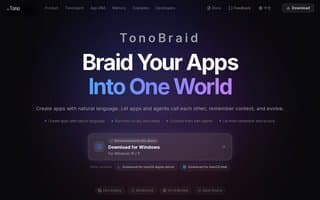 Screenshot of tonobraid.ai