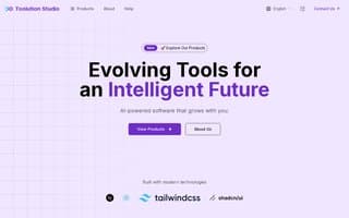 Screenshot of toolution.ai
