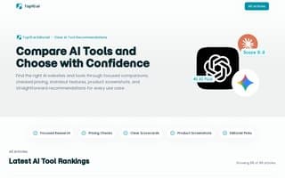 Screenshot of top10.ai