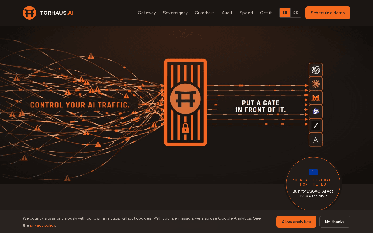 Screenshot of torhaus.ai