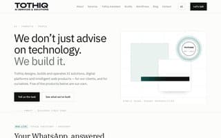 Screenshot of tothiq.ai