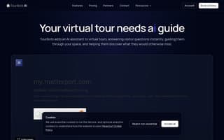 Screenshot of tourbots.ai