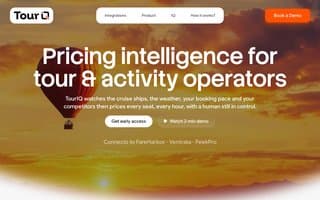 Screenshot of touriq.ai