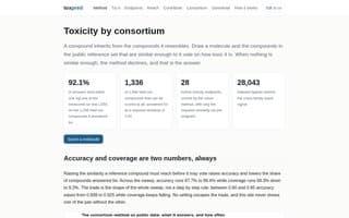 Screenshot of toxpred.ai