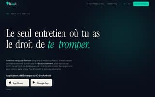 Screenshot of traak.ai