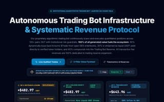 Screenshot of tradedao.ai