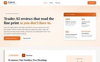 Screenshot of traderai.ai