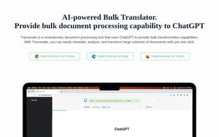 Screenshot of transmate.ai