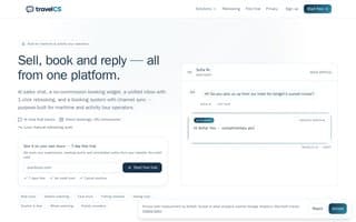 Screenshot of travelcs.ai