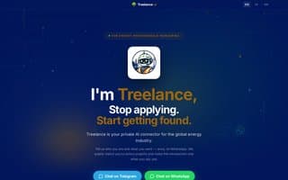 Screenshot of treelance.ai