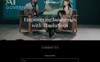 Screenshot of triksha.ai