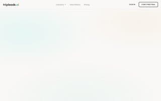Screenshot of tripleads.ai