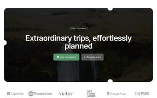 Screenshot of tripsby.ai