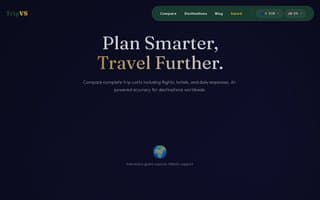 Screenshot of tripvs.ai