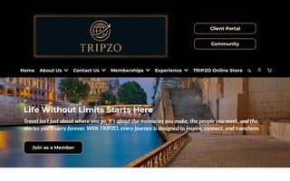 Screenshot of tripzo.ai