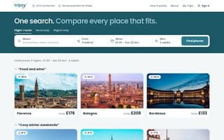 Screenshot of tripzy.ai