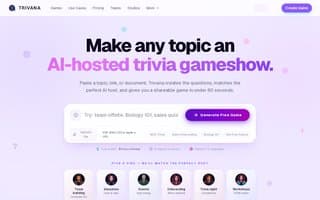 Screenshot of trivana.ai