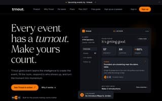 Screenshot of trnout.ai