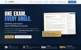 Screenshot of trueexams.ai