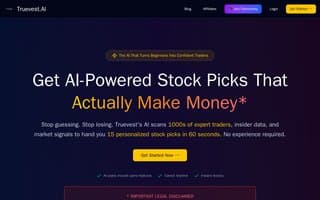 Screenshot of truevest.ai