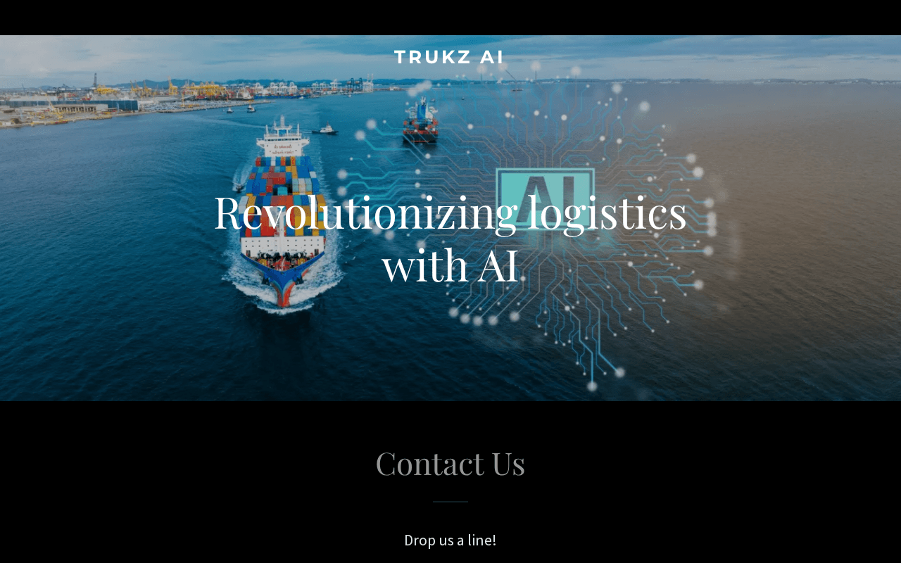 Screenshot of trukz.ai