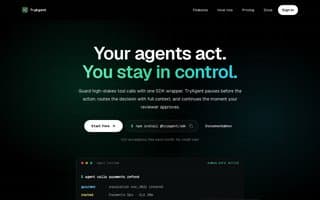 Screenshot of tryagent.ai