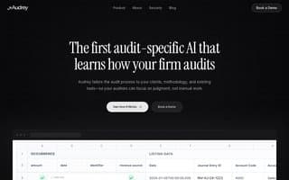 Screenshot of tryaudrey.ai