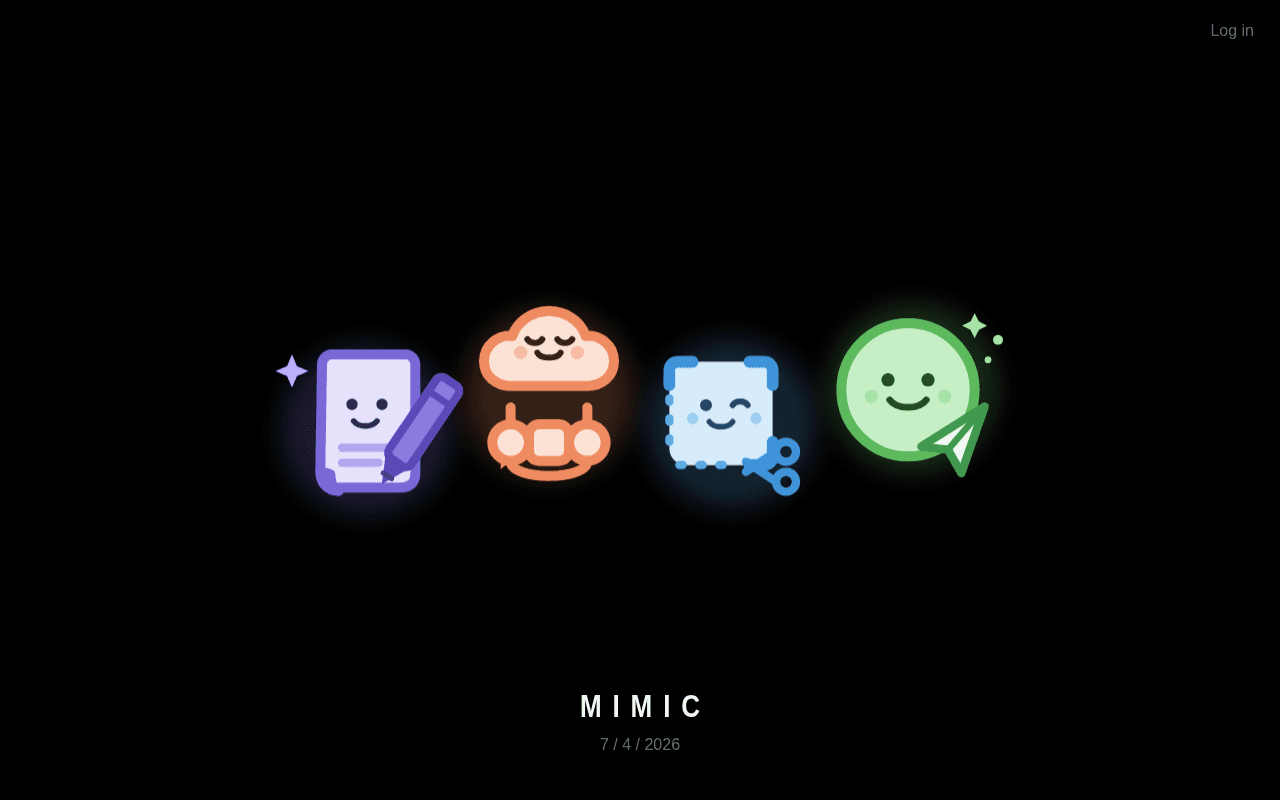 Screenshot of trymimic.ai