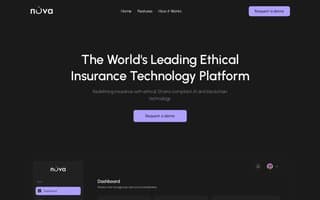 Screenshot of trynuva.ai