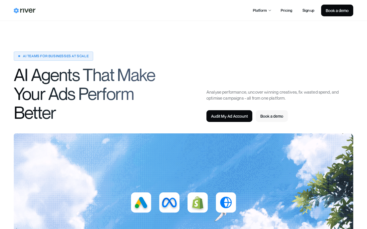 Screenshot of tryriver.ai