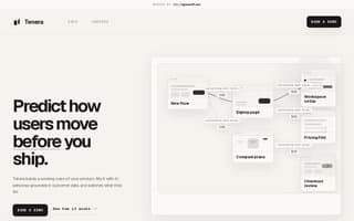 Screenshot of trytenera.ai