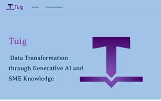Screenshot of tuig.ai