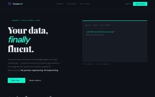 Screenshot of tuneer.ai