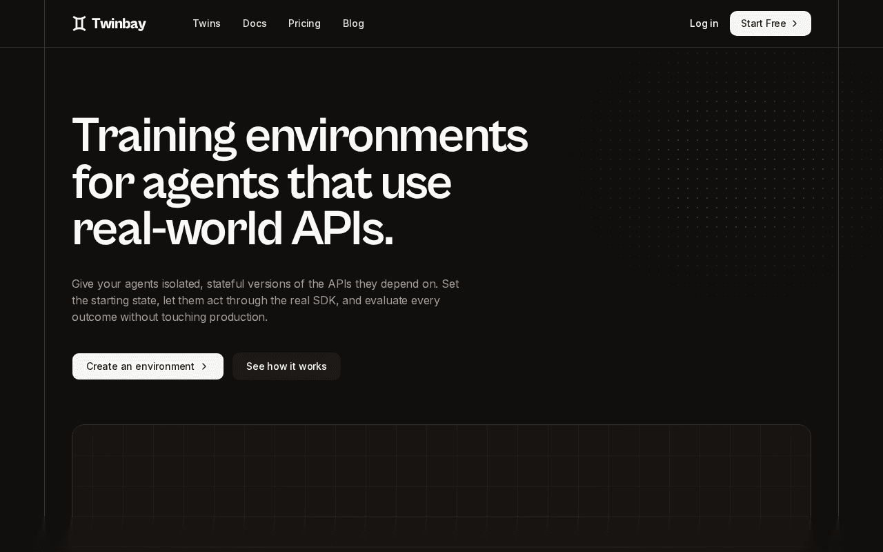 Screenshot of twinbay.ai