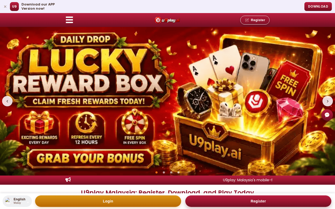 Screenshot of u9play.ai