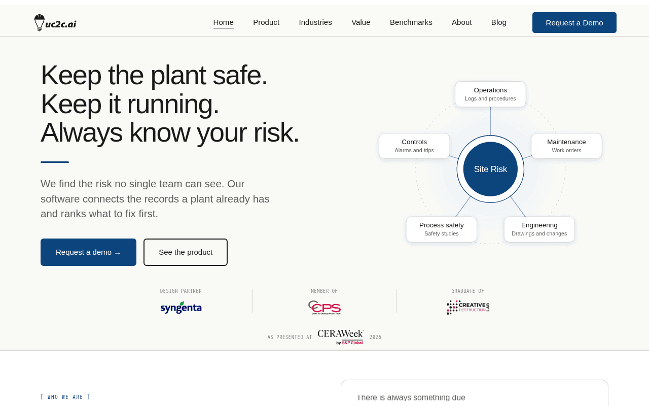 Screenshot of uc2c.ai