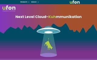 Screenshot of ufon.ai