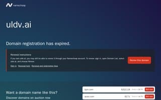 Screenshot of uldv.ai