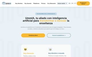 Screenshot of ummia.ai