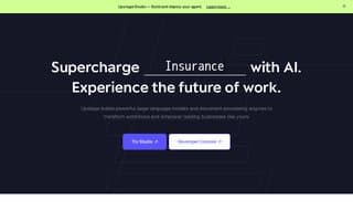 Screenshot of upstage.ai