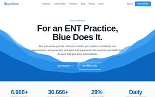 Screenshot of useblue.ai
