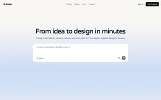 Screenshot of usekodo.ai