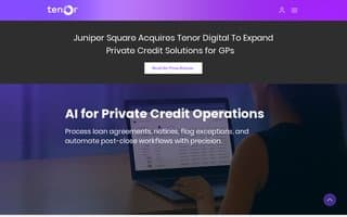 Screenshot of usetenor.ai
