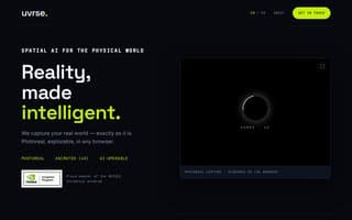 Screenshot of uvrse.ai