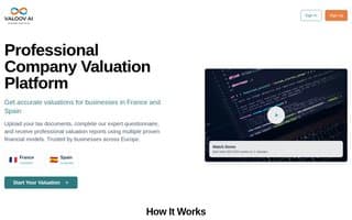 Screenshot of valoov.ai